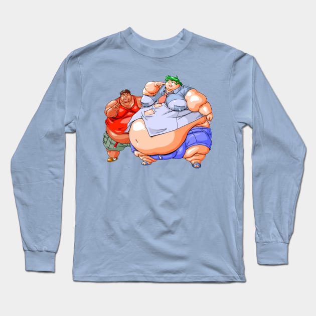 super chub and fat boy friend ver.2019 Long Sleeve T-Shirt by kumapon